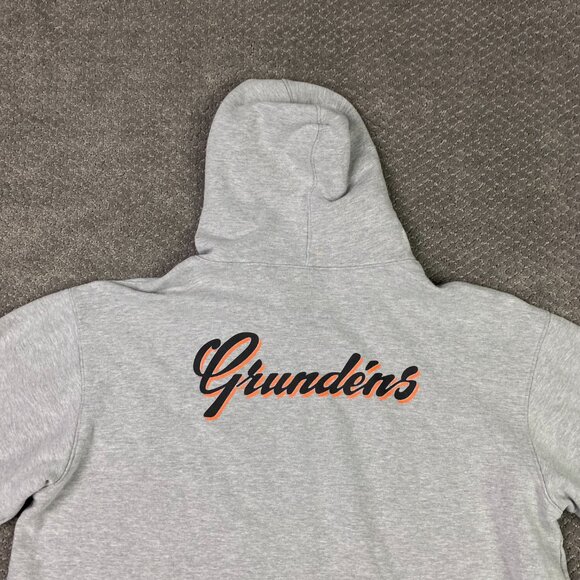 Grundens Hoodie Men's XL Gray Displacement DWR Heavy Duty Warm Water Repellent - Picture 7 of 14